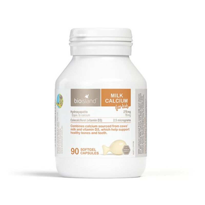 Bio Island婴幼儿乳钙软胶囊 90粒