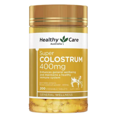 Healthy Care 牛初乳片400mg 200粒