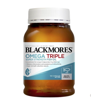 Blackmores 无腥三倍鱼油胶囊 150粒