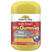 Nature's Way佳思敏补铁+VC软糖 60粒