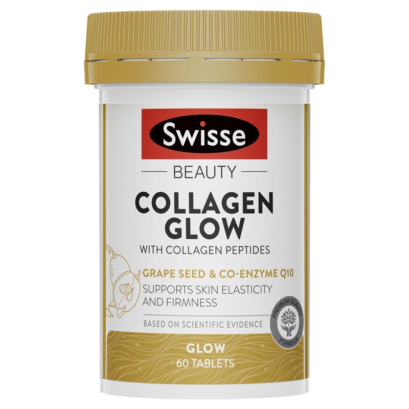 Swisse水光片collagen glow 60粒