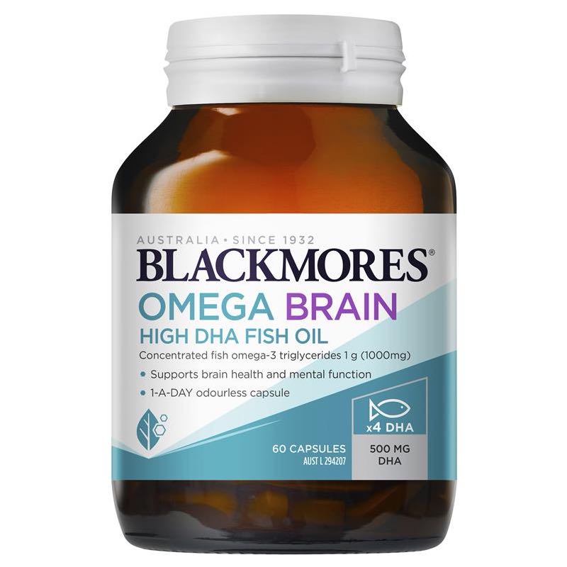 Blackmores健脑高含量dha鱼油60粒