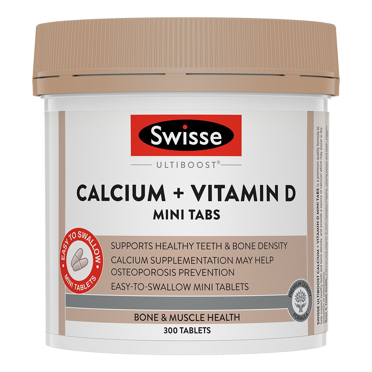 Swisse mini钙+维生素D300片