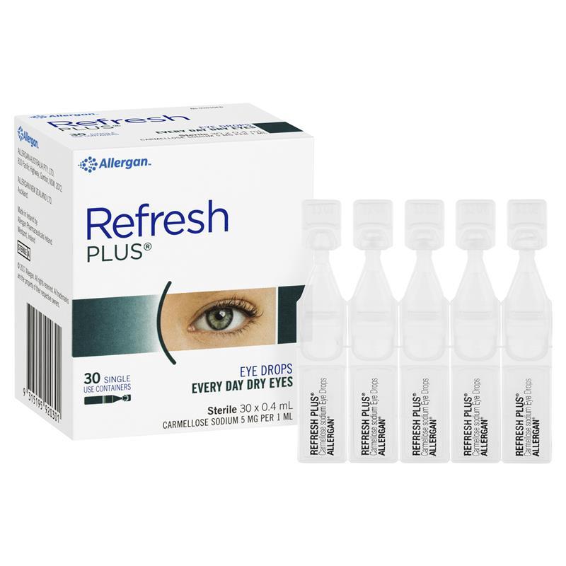 Refresh抗疲劳眼药水plus 30x0.4ml/支