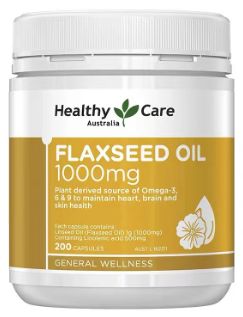 Healthy Care 亚麻籽油软胶囊 Flaxseed Oil 200粒