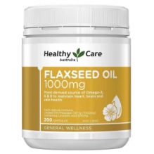 Healthy Care 亚麻籽油软胶囊 Flaxseed Oil 200粒