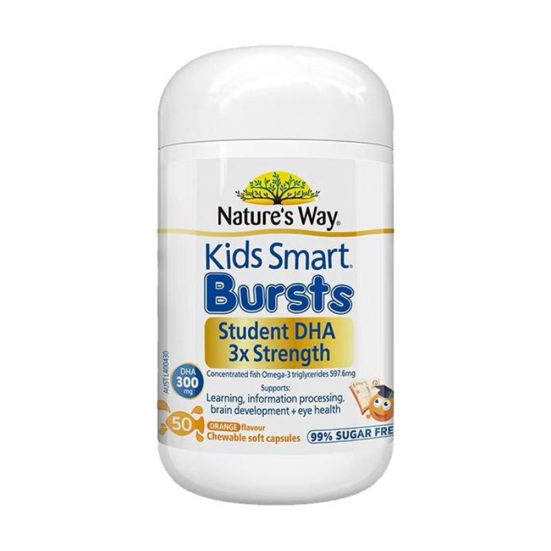 Nature's Way 300mg 三倍DHA （金标学生dha 新版）50粒